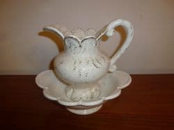 پارچ و لگن ایتالیایی قدیمی