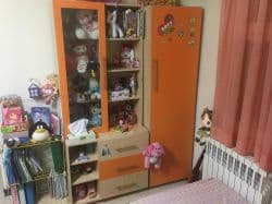 کمد دوتیکه کشودار