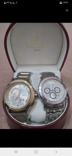 2عدد ساعت مچی مردانه ویولت اصل ژاپن