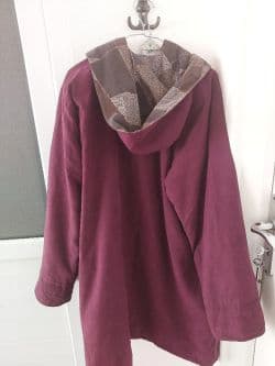 کاپشن بلند سایز بزرگ کلاهدار