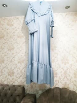 مانتو بلند دوخت فرانسوی طوسی و نو