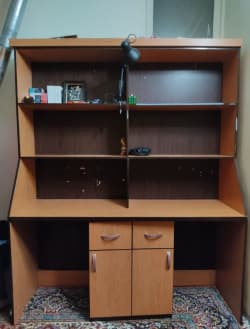 کتابخانه و میز تحریر دونفره