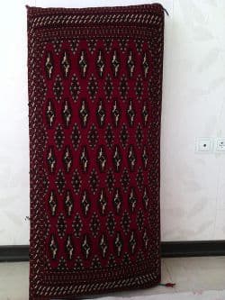 پشتی دست باف ترکمن قدیمی