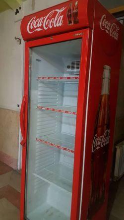 دو عدد یخچال ایستاده تک درب فروشگاهی کاملانو کوکا کولا