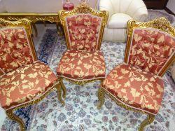 3 عدد صندلی تمام استیل سلطنتی